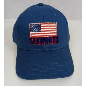 New Kenworth Trucks Men’s Hat Embroidered With USA Flag  Adjustable Baseball Cap